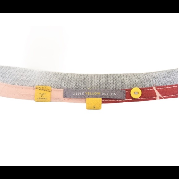 LITTLE YELLOW BUTTON (Anthropologie) Floral Tiered Twofer Long Sleeve Top Small - Picture 12 of 13